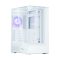 Zalman P40 Prism WHITE ATX miditorony számítógépház, fehér