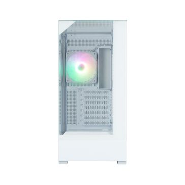   Zalman P40 Prism WHITE ATX miditorony számítógépház, fehér