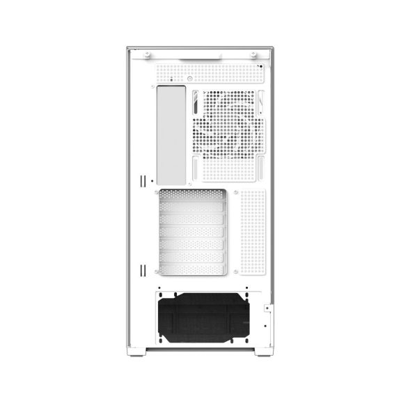 Zalman P40 Prism WHITE ATX miditorony számítógépház, fehér