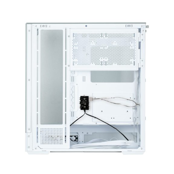 Zalman P40 Prism WHITE ATX miditorony számítógépház, fehér