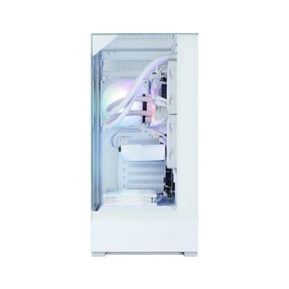 Zalman P40 Prism WHITE ATX miditorony számítógépház, fehér