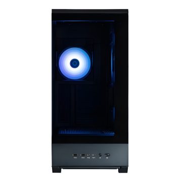 Zalman P50 DS fekete ATX számítógépház edzett üveg oldallappal és ARGB támogatással