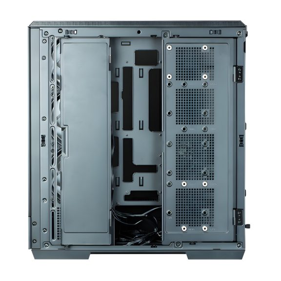 Zalman P50 DS fekete ATX számítógépház edzett üveg oldallappal és ARGB támogatással
