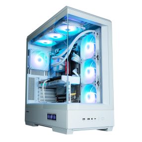   Zalman P50 DS WHITE ATX miditorony számítógépház, fehér