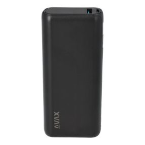   AVAX PB202B VITALITY PD/Type C 65W+QC 18W gyorstöltő Powerbank 20.000mAh, fekete - Dobozsérült termék