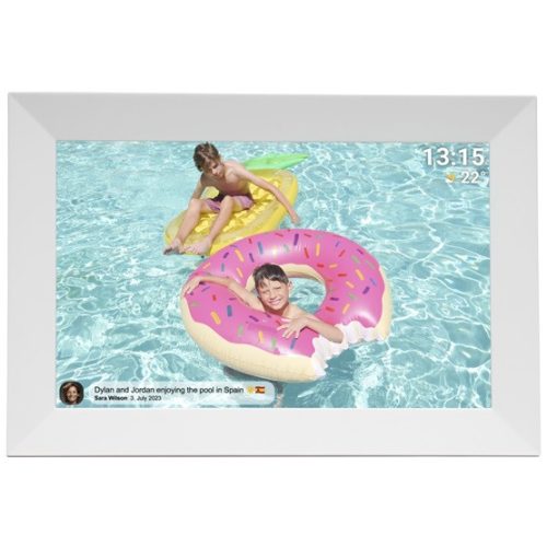 Denver PFF-1024WMK2 10,1" Smart photoframe with FRAMEO software - Fehér