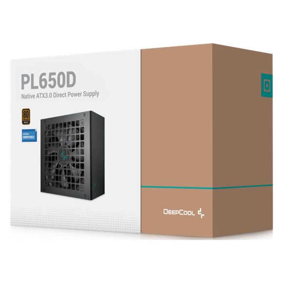 DeepCool 650W - PL650-D 80+ Bronze - R-PL650D-FC0B-EU