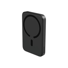   Baseus Magnetic Mini vezeték nélküli gyorstöltő powerbank 10000 mAh, 20W, fekete + 60W USB Type-C, 30cm kábel