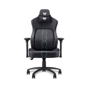 Acer Predator Rift 371 gamer szék mágneses fejpárnával és 4D kartámasszal, fekete színben
