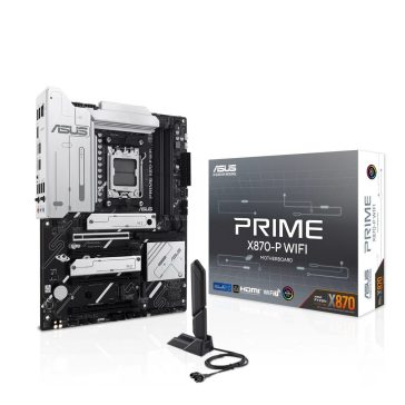   ASUS PRIME X870-P WIFI alaplap, AM5, Wi-Fi 7, PCIe 5.0, USB4, ATX