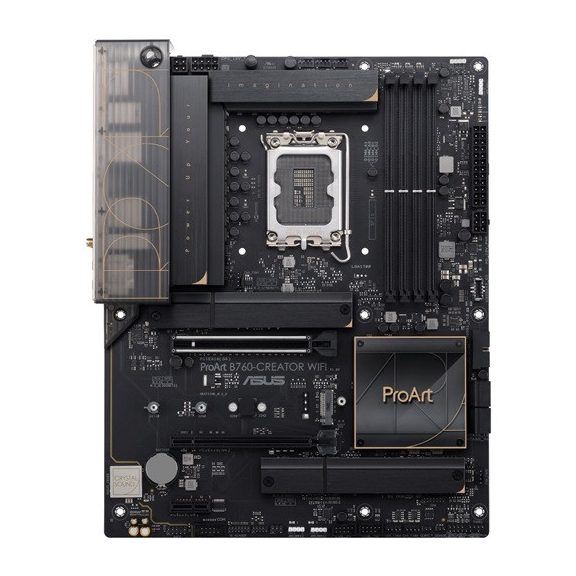 Asus PROART B760-CREATOR WIFI NEW alaplap, LGA1700, DDR5, Wi-Fi 6, BT5.2, 2.5 Gbit LAN