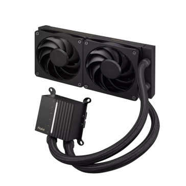   Asus ProArt LC 240 folyadékhűtés, rendszerállapot kijelző, Alphacool ventilátorok, fekete