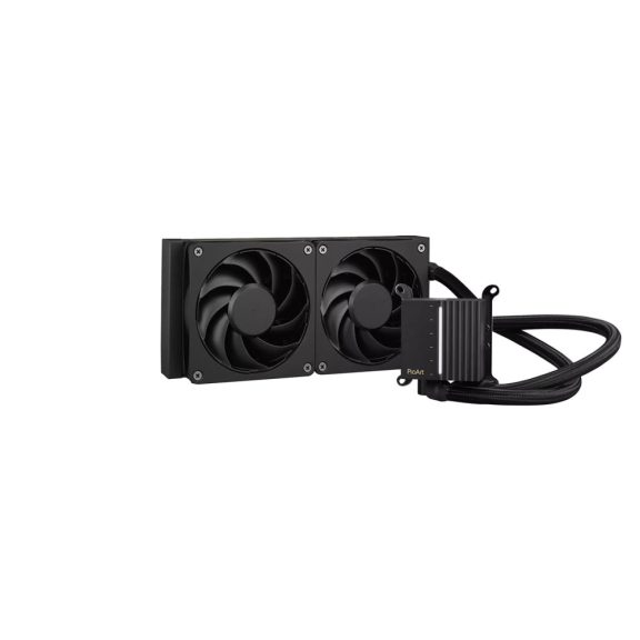 Asus ProArt LC 240 folyadékhűtés, rendszerállapot kijelző, Alphacool ventilátorok, fekete