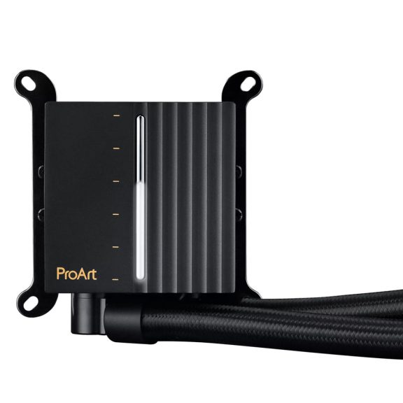 Asus ProArt LC 240 folyadékhűtés, rendszerállapot kijelző, Alphacool ventilátorok, fekete