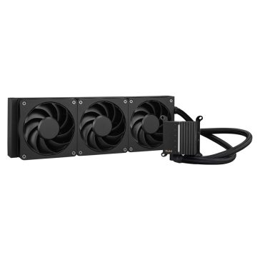 Asus ProArt LC 360 fekete AIO CPU vízhűtő fénysávos kijelzővel és 3x120 mm ventilátorral