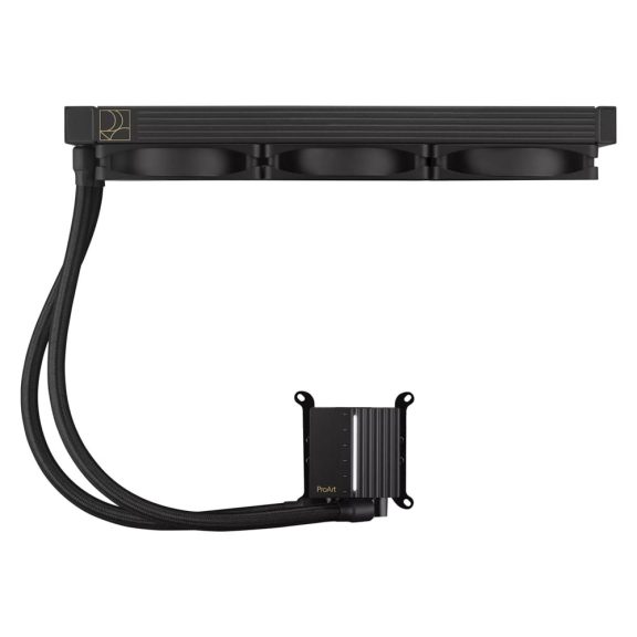 Asus ProArt LC 360 fekete AIO CPU vízhűtő fénysávos kijelzővel és 3x120 mm ventilátorral