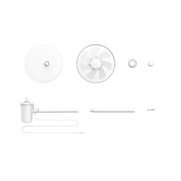 Xiaomi Mi Smart Standing Fan 2 Lite okos álló és asztali ventilátor fehér színben