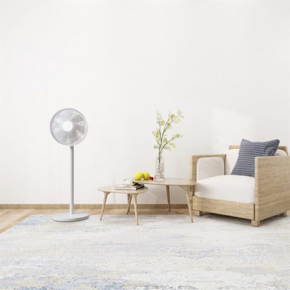 Xiaomi Mi Smart Standing Fan 2 Lite okos álló és asztali ventilátor fehér színben