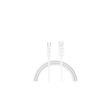 RECCI RCM-P200W Micro USB kábel, fehér - 2m