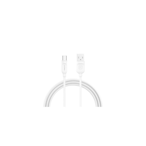 RECCI RCM-P200W Micro USB kábel, fehér - 2m
