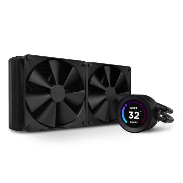   NZXT Kraken Elite 280 AIO vízhűtés, 280 mm, LCD kijelző, RGB, fekete - RL-KN28E-B1