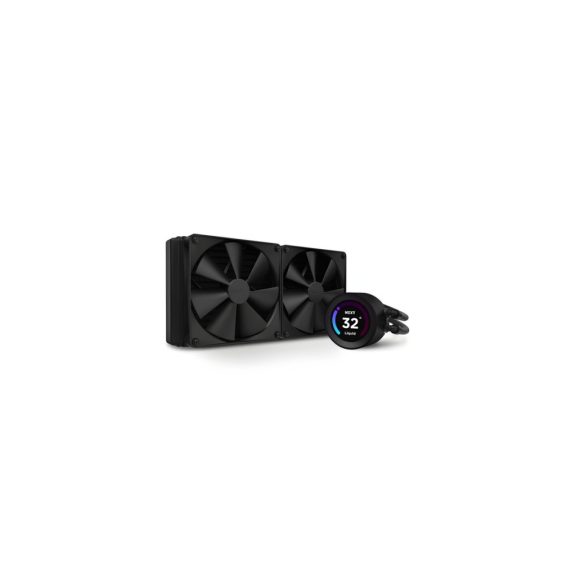 NZXT Kraken Elite 280 AIO vízhűtés, 280 mm, LCD kijelző, RGB, fekete - RL-KN28E-B1