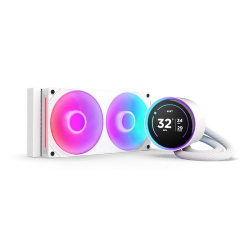 NZXT - Kraken Elite 240 RGB V2 - Vízhűtés - 240mm - Fehér - RL-KR24E-W2