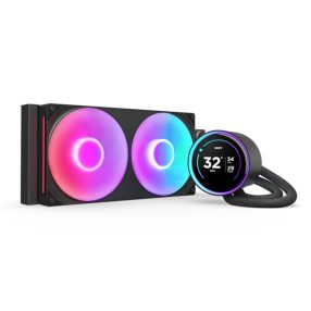   NZXT Kraken Elite 280 RGB V2 (2024) AIO vízhűtés, 280 mm, LCD kijelző, RGB, fekete - RL-KR28E-B2