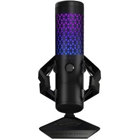 Asus ROG Carnyx fekete stúdióminőségű USB mikrofon Aura Sync RGB világítással