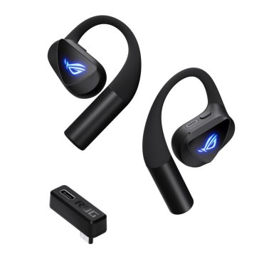   Asus ROG Cetra Open Wireless gaming fülhallgató, Bluetooth, 2.4 GHz, RGB, fekete