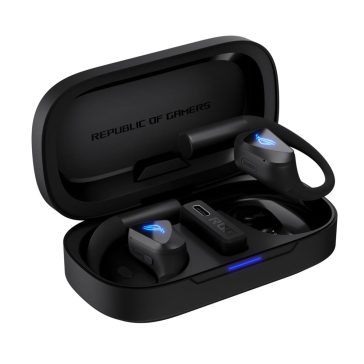   Asus ROG Cetra Open Wireless gaming fülhallgató, Bluetooth, 2.4 GHz, RGB, fekete
