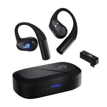   Asus ROG Cetra Open Wireless gaming fülhallgató, Bluetooth, 2.4 GHz, RGB, fekete