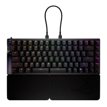 Asus ROG Falcata fekete 75% split gamer billentyűzet mágneses kapcsolókkal
