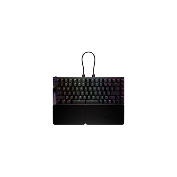 Asus ROG Falcata fekete 75% split gamer billentyűzet mágneses kapcsolókkal