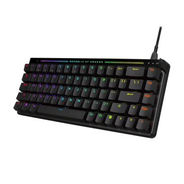   ASUS ROG Falchion Ace HFX gamer billentyűzet, magyar kiosztás, 65%, 8000 Hz, Fekete