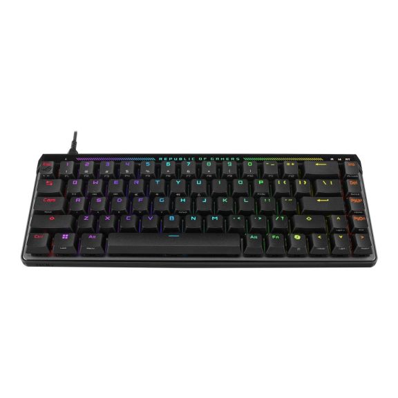 ASUS ROG Falchion Ace HFX gamer billentyűzet, magyar kiosztás, 65%, 8000 Hz, Fekete