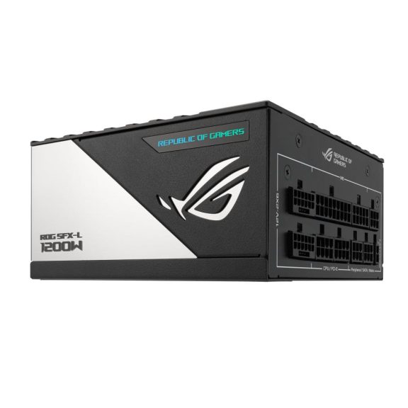 Asus ROG Loki 1200W Titanium SFX-L prémium ARGB tápegység.