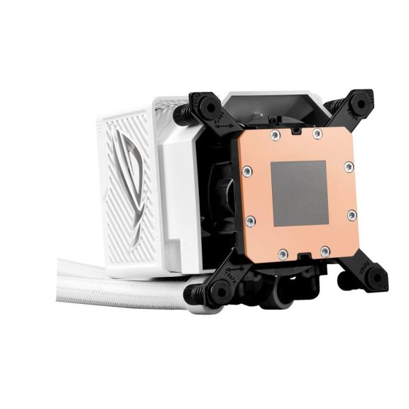 Asus ROG Ryujin III 360 ARGB Extreme fehér AIO CPU vízhűtő 3.5" LCD-vel és ARGB ventilátorokkal