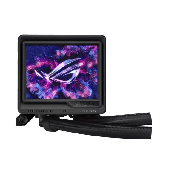 Asus ROG Ryujin III 360 ARGB Extreme fekete AIO CPU vízhűtő 3.5" LCD-vel és ARGB ventilátorokkal