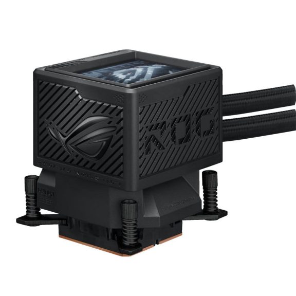 Asus ROG Ryujin III 360 ARGB Extreme fekete AIO CPU vízhűtő 3.5" LCD-vel és ARGB ventilátorokkal