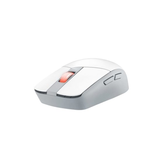 Asus ROG Strix Impact III Wireless holdfény fehér dual-mode gamer egér