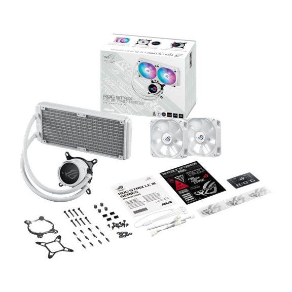 ASUS ROG STRIX LC III 240 - ARGB WHT - Vízhűtés