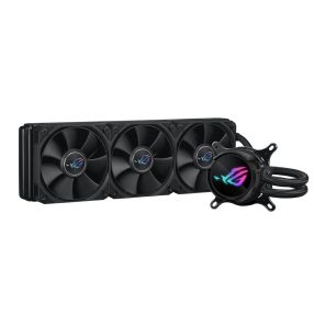 Asus ROG Strix LC III 360 vízhűtés három ROG ventilátorral és ARGB világítással