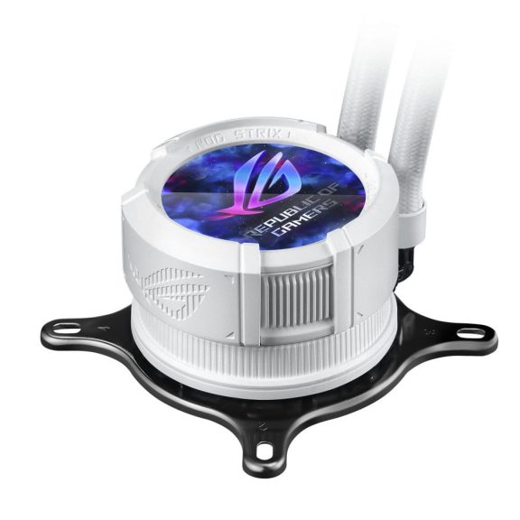 Asus ROG Strix LC III 360 ARGB LCD White Edition vízhűtés 2.1 hüvelykes IPS kijelzővel