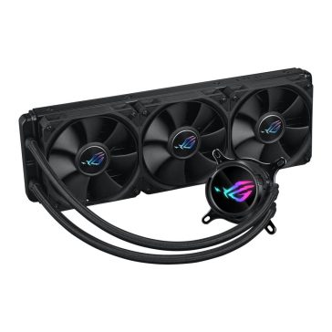 Asus ROG Strix LC III 360 vízhűtés három ROG ventilátorral és ARGB világítással