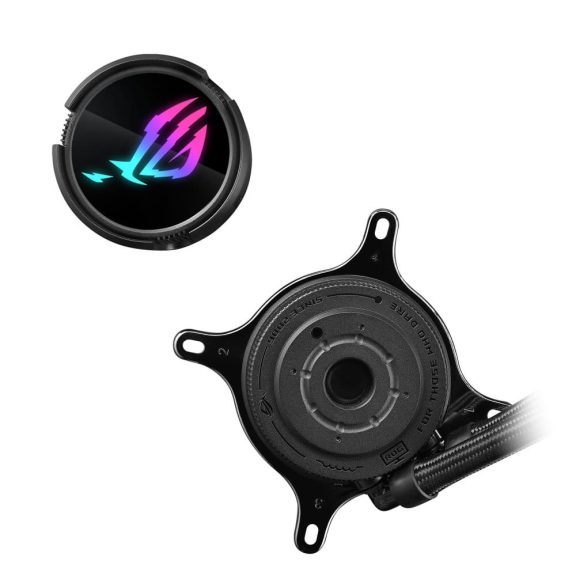Asus ROG Strix LC III 360 vízhűtés három ROG ventilátorral és ARGB világítással