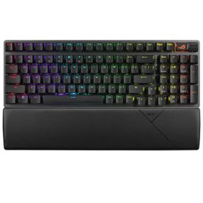 Asus ROG Strix Scope II 96 RX Wireless gamer billentyűzet UK kiosztással, fekete