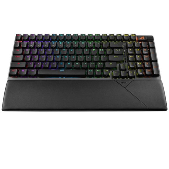 Asus ROG Strix Scope II 96 RX Wireless gamer billentyűzet UK kiosztással, fekete