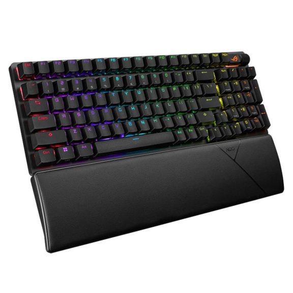 Asus ROG Strix Scope II 96 RX Wireless gamer billentyűzet UK kiosztással, fekete