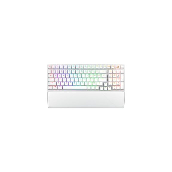 Asus ROG Strix Scope II 96 RX Wireless gamer billentyűzet UK kiosztással, fehér
